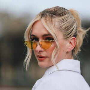 Dior MISSDIOR B1U B0H0 Cat Eye Eyeglasses - Gold/Yellow